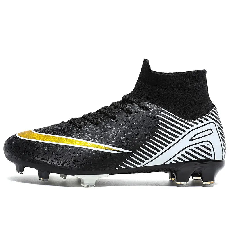 Breathable Lightweight Football Boots for Men – Durable PU Upper